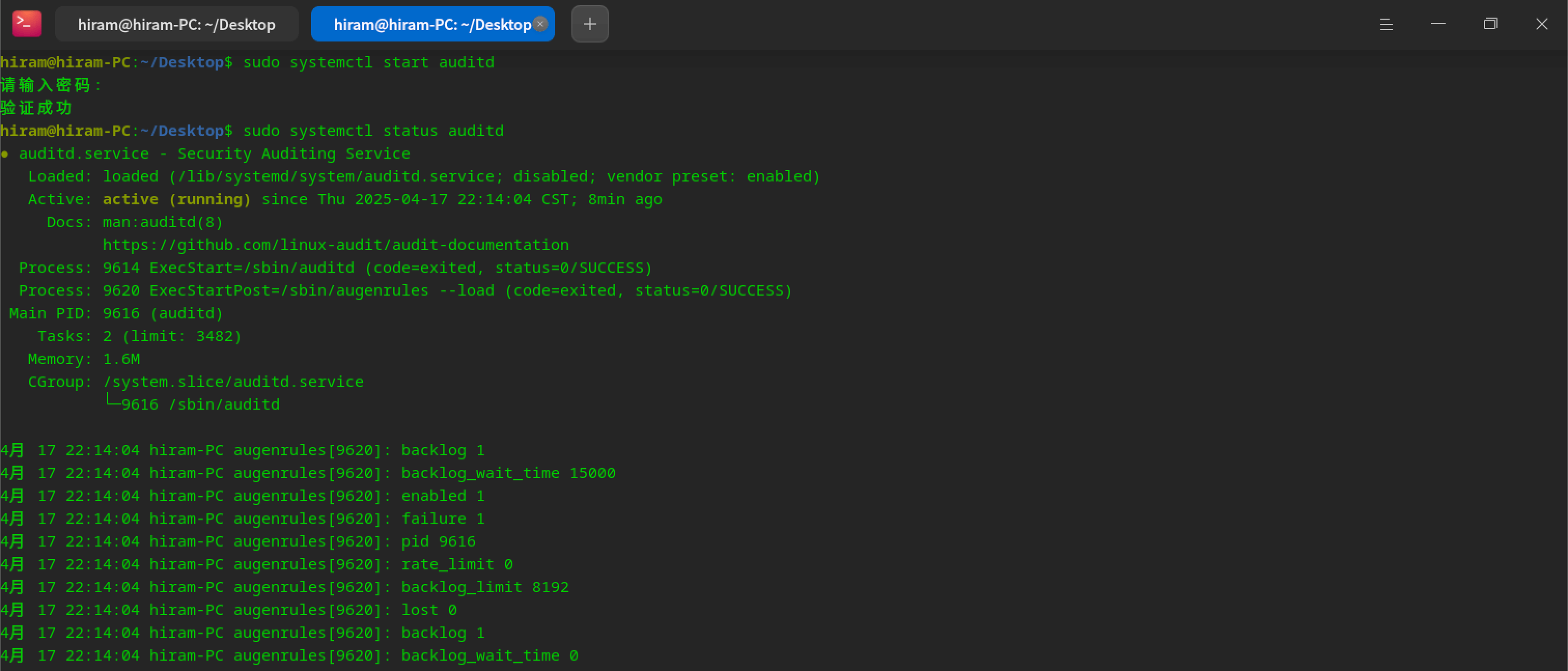 process-audit-start-linux